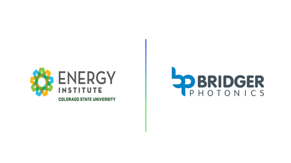 Colorado State University Energy Institute and Bridger Photonics Logos